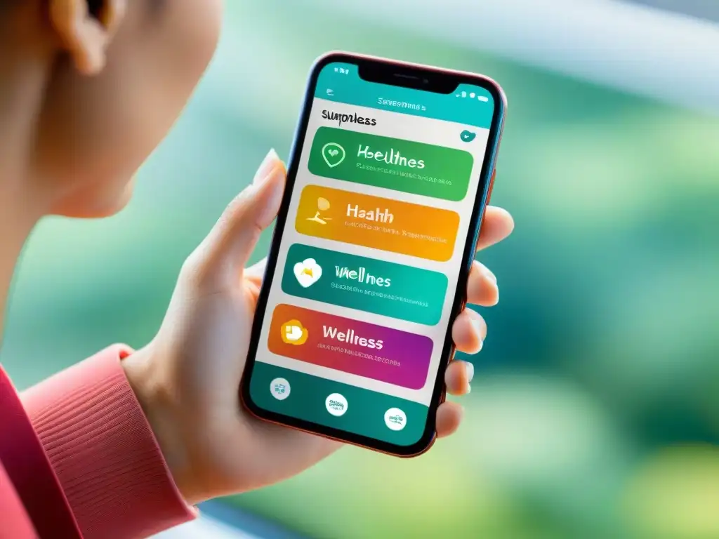 Apps de suplementos de salud: decisiones informadas y empoderamiento Aplicaciones suplementos decisiones basadas en evidencia en pantalla de smartphone con diseño atractivo, empoderamiento y guía experta
