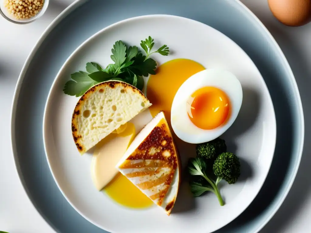 Deliciosos alimentos ricos en aminoácidos esenciales Una composición artística de alimentos ricos en aminoácidos esenciales, destacando su variedad y beneficios nutricionales