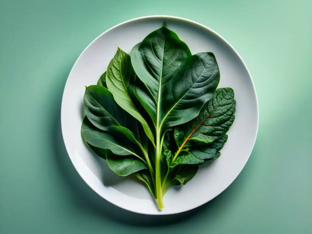 Selección vegana de magnesio en plato blanco Una composición vibrante de fuentes veganas de magnesio resaltando la importancia del magnesio en suplementación vegana