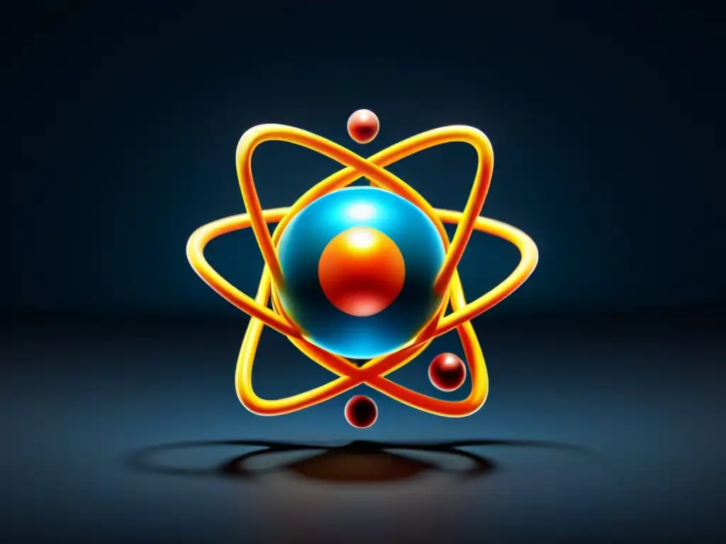 Estructura atómica del vanadio: detalle ultradetallado Detalle asombroso de un átomo de vanadio, resaltando su estructura metálica