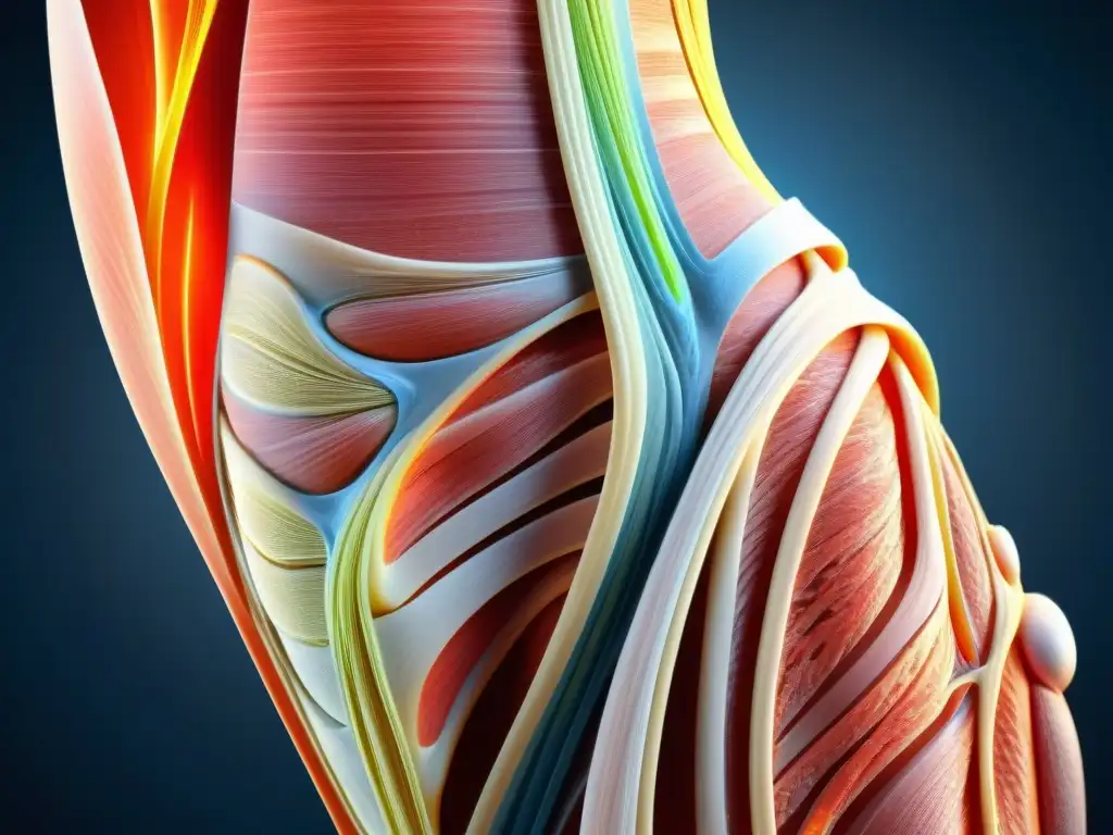 Musculatura detallada: fuerza y potencial neuromuscular Detalle impresionante de músculos de la pierna
