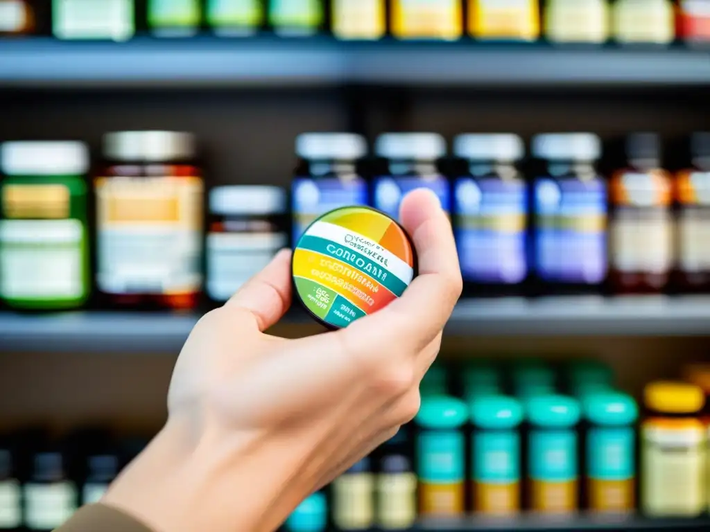 Mano experta sostiene suplementos nutricionales Mano sosteniendo suplementos nutricionales coloridos, transmitiendo conocimiento en normativas globales suplementos nutricionales