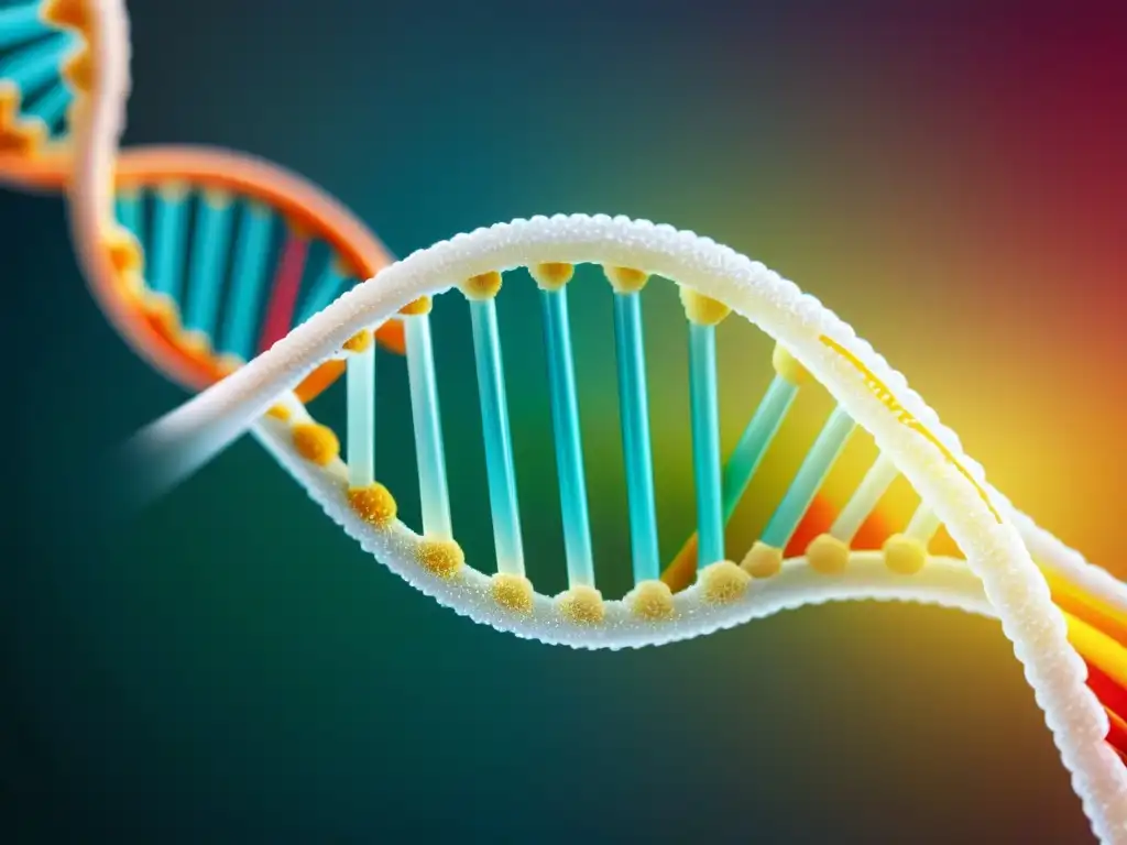 Personalización de suplementos adaptados al ADN con herramientas de colores, destacando la precisión y sofisticación del proceso