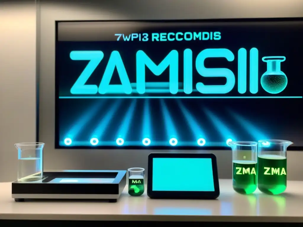 Comparación profesional entre ZMA y Magnesio para recuperación nocturna en moderno laboratorio