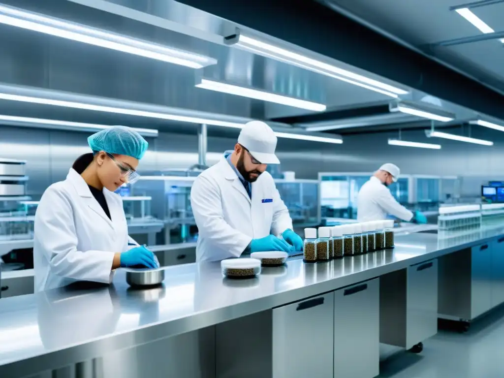 Instalación de fabricación de suplementos con tecnología de vanguardia, creando un ambiente innovador en la industria de suplementos nutricionales