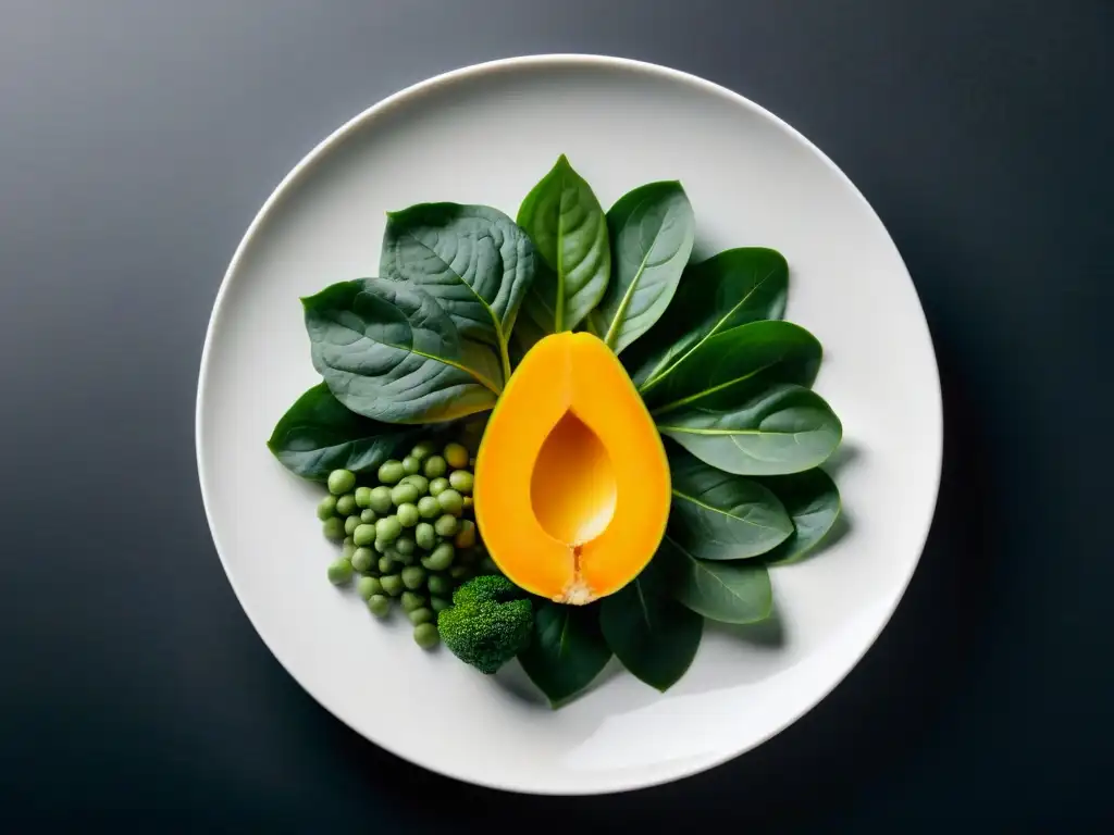 Alimentos ricos en magnesio en un montaje visual impresionante Variedad de alimentos ricos en magnesio en una composición visualmente impresionante, ideal para la dieta keto